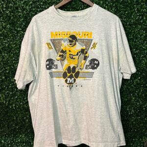 Vintage Missouri Tiger Football Tee Size XL